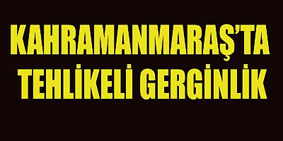 POLİS EKİPLERİYLE KARŞI KARŞIYA GELEN KALABALIK ARASINDA GERGİNLİK ÇIKTI