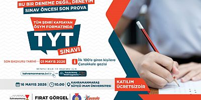  PUSULA MARAŞ’TAN TYT SÜRPRİZİ: BAŞARILI ÖĞRENCİLERE ÇANAKKALE GEZİSİ ÖDÜLÜ