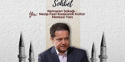 RAMAZAN’IN HİKMETİ YASİN PİŞGİN’İN KATILIMIYLA RAMAZAN SOKAĞI’NDA KONUŞULACAK