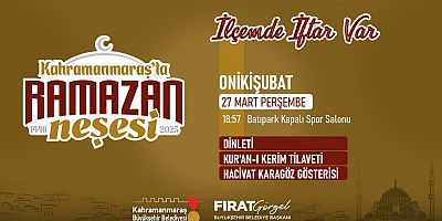 RAMAZAN’IN MANEVİ İKLİMİ BATIPARK’TA KURULACAK İFTAR SOFRASINDA YAŞATILACAK