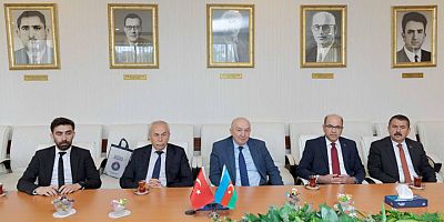 REKTÖR YASIM BAŞKANLIĞINDAKİ KSÜ HEYETİ, AZERBAYCAN TIP ÜNİVERSİTESİ TARAFINDAN AĞIRLANDI