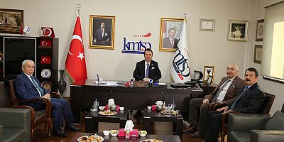 REKTÖR YASIM’DAN KMTSO BAŞKANI BULUNTU’YA “HAYIRLI OLSUN” ZİYARETİ
