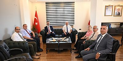 REKTÖR YASIM, GÖKSUN KAYMAKAMI DUMAN’I ZİYARET ETTİ