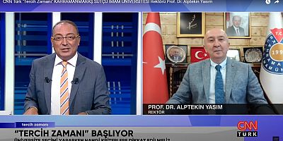 REKTÖR YASIM, ‘TERCİH ZAMANI’ PROGRAMINDA KSÜ’YÜ TANITTI