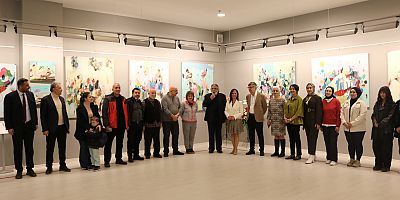RESSAM BELGİN AKIN SANKO SANAT GALERİSİ’NDE SERGİ AÇTI