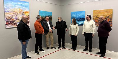 RESSAM CEMİL CANDAŞ, “SESSİZLİĞİN RENK DİLİ” TEMALI SERGİ AÇTI