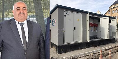 RESUL ARSLANHAN, “ELEKTRİK TRAFOSU MAHALLEMİZE HAYIRLI OLSUN”