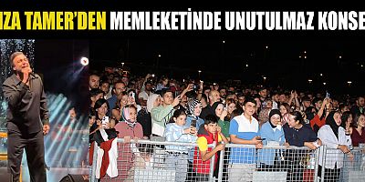 RIZA TAMER’DEN COŞKULU PERFORMANS