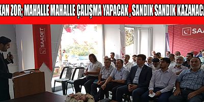 SAADET PARTİLİ ZOR, YÜZ BİNLERCE GENCİMİZİN UMUDU ÇALINDI, HAYALLERİ YIKILDI