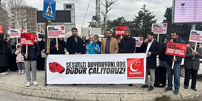 SAADET PARTİSİ’NDEN 6 ŞUBAT DEPREMLERİ’NİN 3. YILINDA “DEPREM DÜDÜĞÜ” EYLEMİ