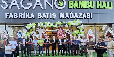 SAGANO BAMBU HALI FABRİKA SATIŞ MAĞAZASI GÖRKEMLİ BİR TÖRENLE AÇILDI