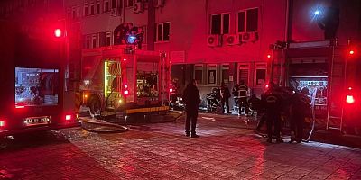 SAĞLIK MÜDÜRLÜĞÜNDE YANDIN