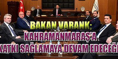 SANAYİ VE TEKNOLOJİ BAKANI  VARANK, KAHRAMANMARAŞ’LA GURUR DUYUYORUZ