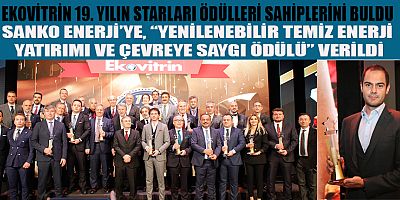 SANKO ENERJİ’YE ÖDÜL