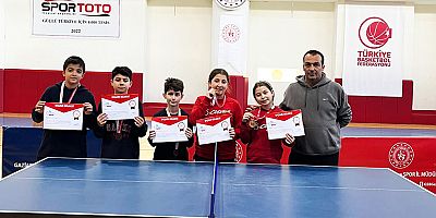 SANKO OKULLARI MASA TENİSİNDE ŞAMPİYON OLDU