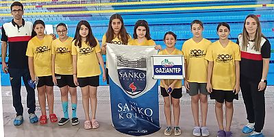 SANKO OKULLARI ÖĞRENCİLERİ YÜZMEDE 12 MADALYA KAZANDI