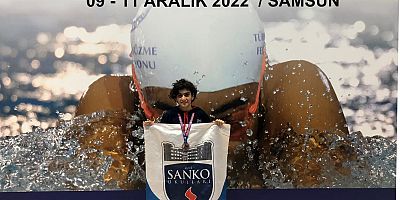 SANKO OKULLARI ÖĞRENCİSİ YÜZMEDE BRONZ MADALYA KAZANDI