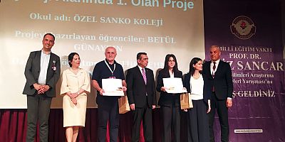 SANKO OKULLARI TÜRKİYE BİRİNCİLİĞİNE BİR YENİSİNİ DAHA EKLEDİ