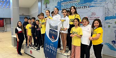 SANKO OKULLARININ YÜZME BAŞARISI