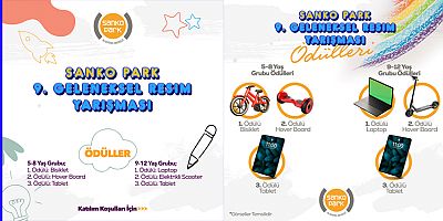 SANKO PARK AVM, ÇOCUKLARA YÖNELİK ÖDÜLLÜ YARIŞMA DÜZENLİYOR
