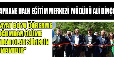 ŞAPHANE HEM YIL SONU SERGİSİ AÇTI