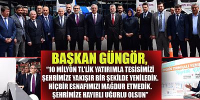 ŞEHİRLERARASI OTOBÜS TERMİNALİ AÇILDI