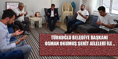 ŞEHİT KARACA'NIN AİLESİNE BAYRAM ZİYARETİ