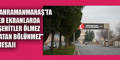 ŞEHİTLER ÖLMEZ VATAN BÖLÜNMEZ