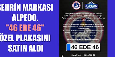 ŞEHRİN MARKASI ALPEDO, 