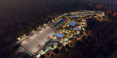 ŞEHRİN YENİ SPOR VE YAŞAM MERKEZİ’NDE HAZIRLIKLAR BAŞLADI 15 TEMMUZ SPOR VADİSİ START ALDI