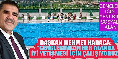 ŞEKEROBA YÜZME HAVUZU HİZMETE AÇILDI