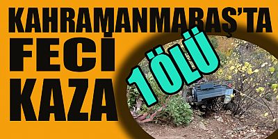 SEPETLİ MOTOSİKLET UÇURUMA YUVARLANDI: 1 ÖLÜ 2 YARALI