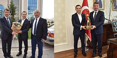 ŞEREF EROĞLU'NDAN BAŞKAN OKUMUŞ'A ZİYARET