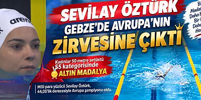 SEVİLAY ÖZTÜRK GEBZE’DE AVRUPA’NIN ZİRVESİNE ÇIKTI