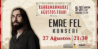SEVİLEN SANATÇI EMRE FEL, KAFUM’DA SAHNE ALACAK