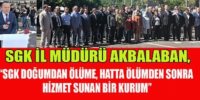 Sosyal Güvenlik Kurumu (SGK) Kahramanmaraş İl Müdürü Harun Akbalaban ve ekibi