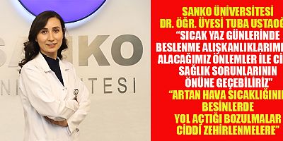 SICAK YAZ GÜNLERİNDE BESLENMEYE DİKKAT