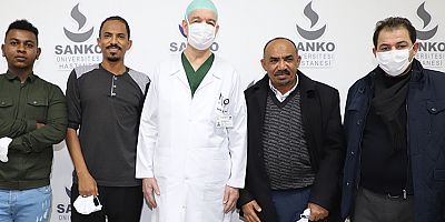 ŞİFA BULMAK İÇİN SUDAN’DAN SANKO HASTANESİ’NE GELDİ