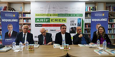 ŞİİR DOLU BİR BULUŞMA ARİF EREN KİTABI OKURLARA TANITILDI