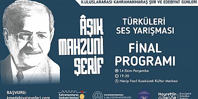 ÂŞIK MAHZUNİ ŞERİF SES YARIŞMASI’NDA FİNAL HEYECANI