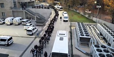 SİLİNDİR OPERASYONUNDA KAHRAMANMARAŞ’TA 77 KİŞİDEN 19 KİŞİ TUTUKLANDI
