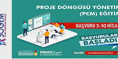 SOSYAL GİRİŞİMCİLİK MERKEZİ’NDE PROJE DÖNGÜSÜ YÖNETİMİ ATÖLYESİNE BAŞVURULAR BAŞLADI!
