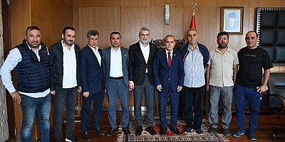 SPOR DERNEKLERİNDEN BAŞKAN GÖRGEL'E ZİYARET