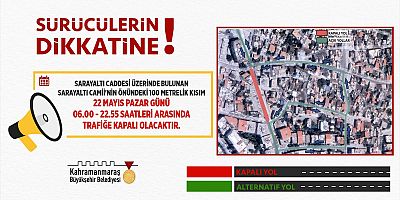 SÜRÜCÜLER ALTERNATİF GÜZERGÂHLARA YÖNLENDİRİLDİ