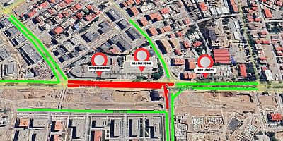 SÜRÜCÜLERİN DİKKATİNE AZERBAYCAN BULVARI’NDA GEÇİCİ TRAFİK DÜZENLEMESİ!