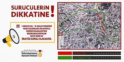 SÜRÜCÜLERİN DİKKATİNE!