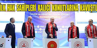 TAMAMLANAN 9 BİN 289 KONUTUN KURASI ÇEKİLDİ