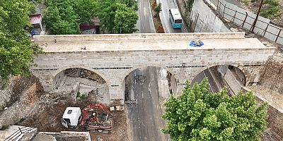 TARİHİ KANLIDERE KÖPRÜSÜ’NÜN RESTORASYONU TAMAMLANIYOR
