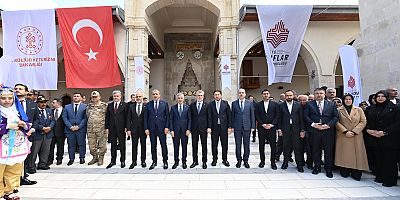 TARİHİ ULU CAMİİ, CUMHURBAŞKANI ERDOĞAN’IN CANLI BAĞLANTIYLA KATILDIĞI TÖRENLE İBADETE AÇILDI