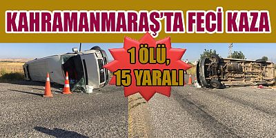 TARIM İŞÇİLERİNİ TAŞIYAN MİNİBÜS DEVRİLDİ